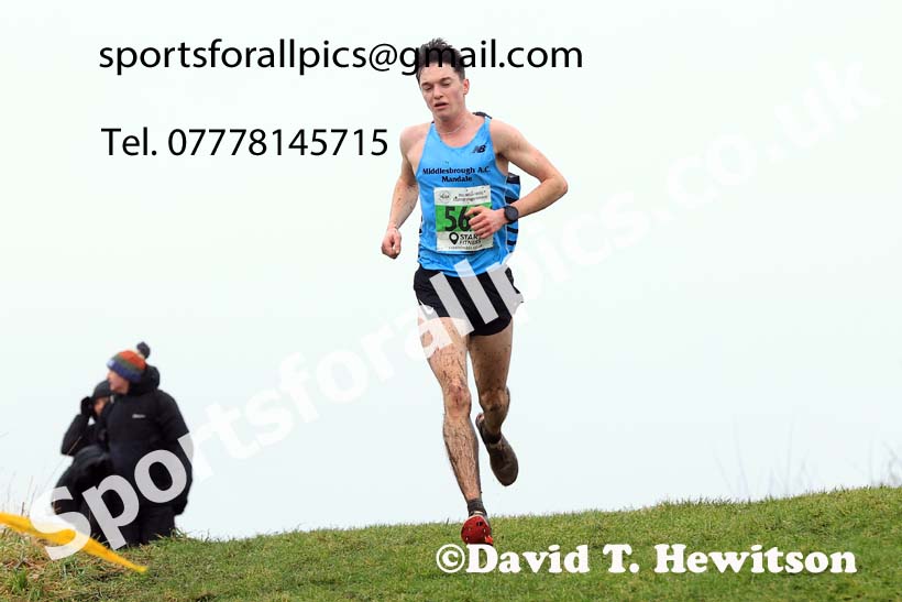 Mens under-20s 2023 North Eastern Cross Country Champs., Temple Park, South Shields. Photo: David T. Hewitson/Sports for All Pics